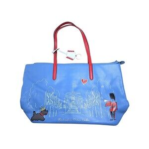 RADLEY LONDON King Charles III Coronation Palace Large Tote Bag Blue Red